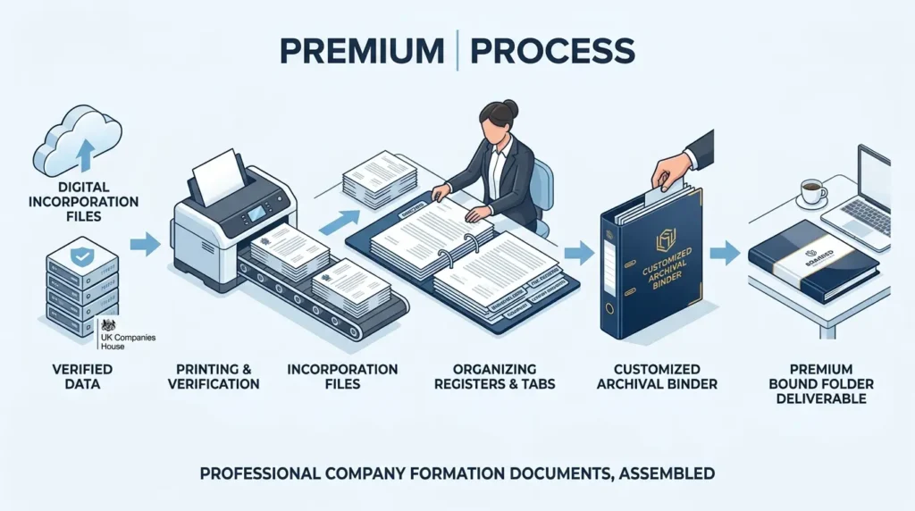 How Does Form My Company Prepare Your Bound Folder