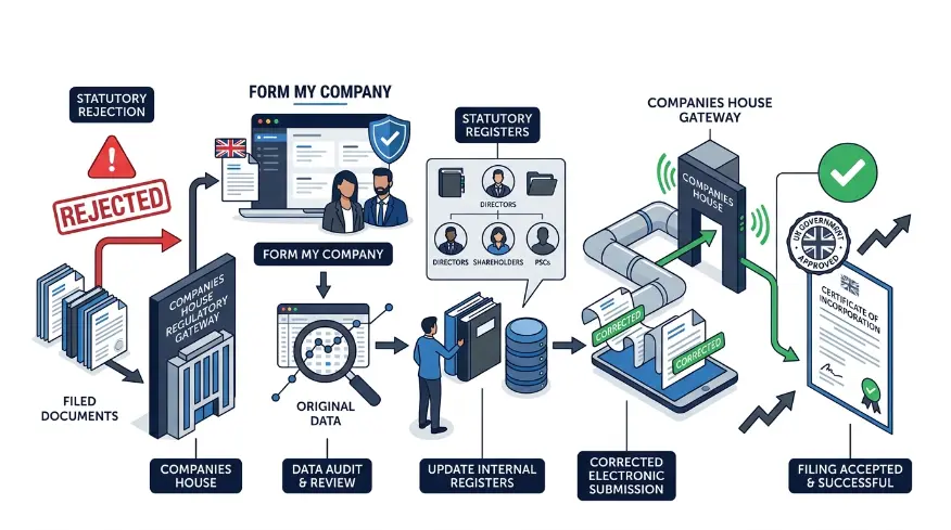 How Does Form My Company Resolve Filing Errors
