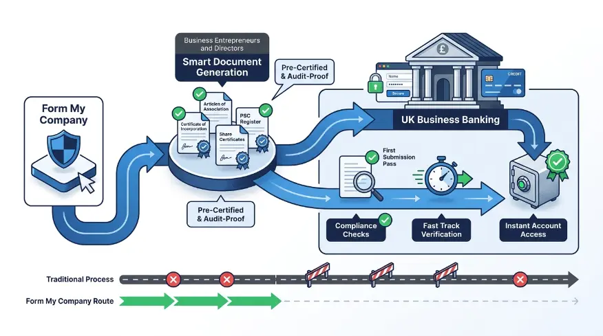 How Does Ordering Through Form My Company Streamline Bank Verification