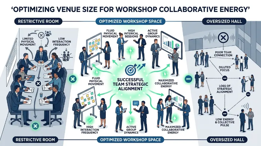 How Does Venue Size Impact Team Engagement and Collaboration