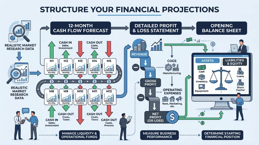 How Should You Structure Your Financial Projections