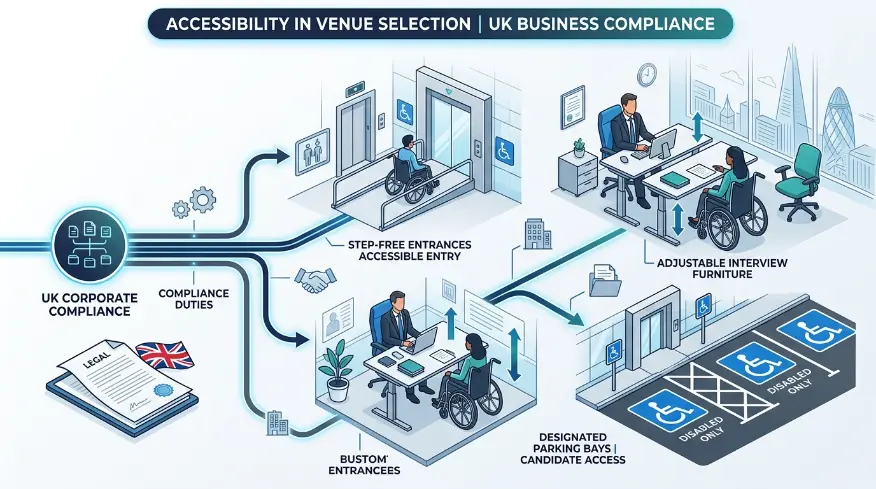 How do accessibility requirements impact venue selection