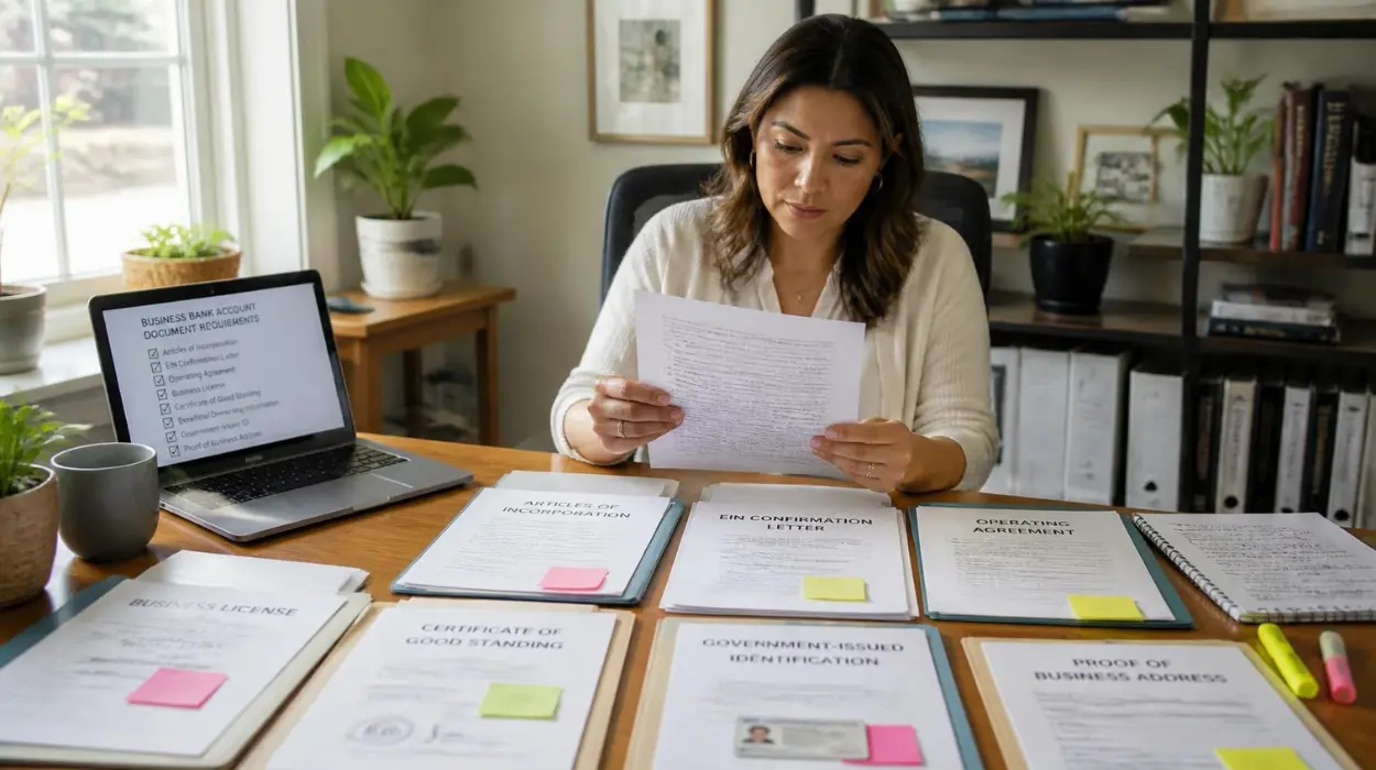 How to Gather the Documents Needed to Open a Business Bank Account in 2026?