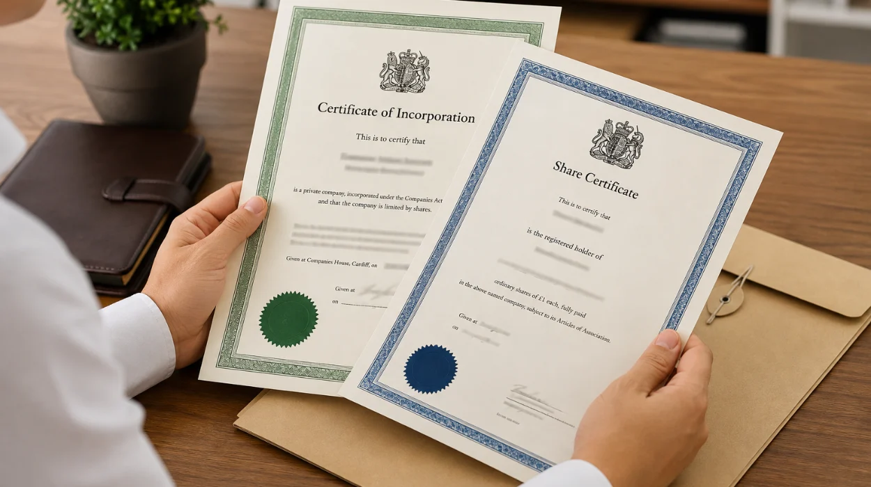 Want Printed Incorporation and Share Certificates From Form My Company in 2026?