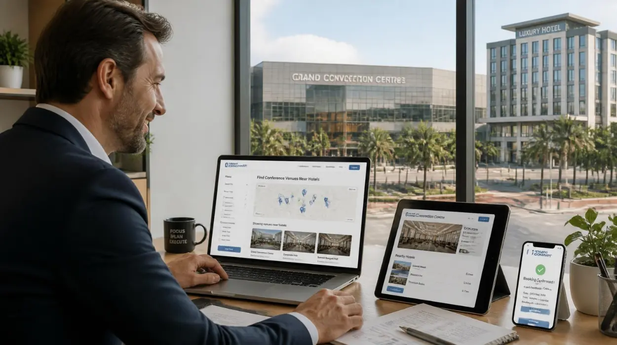 Want to Book Conference Venues Near Hotels Through Form My Company in 2026?