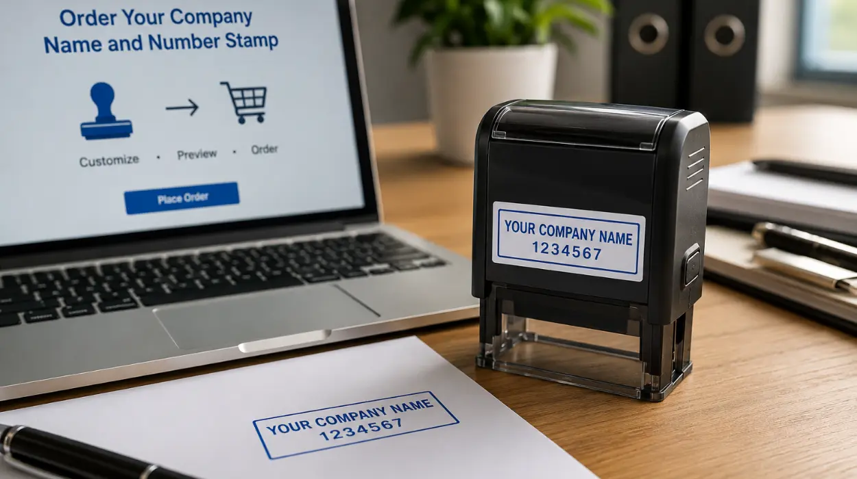 Want to Order Your Company Name and Number Stamp With Form My Company in 2026?