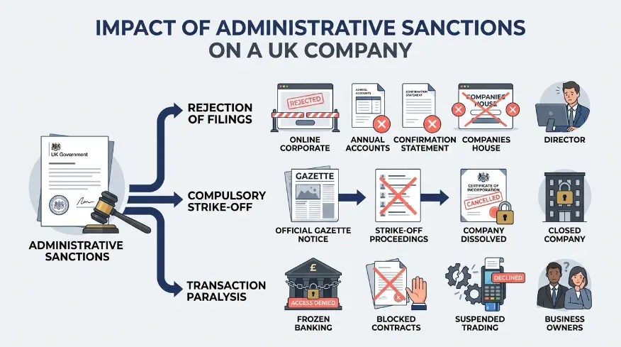 What Administrative Sanctions Impact the Company