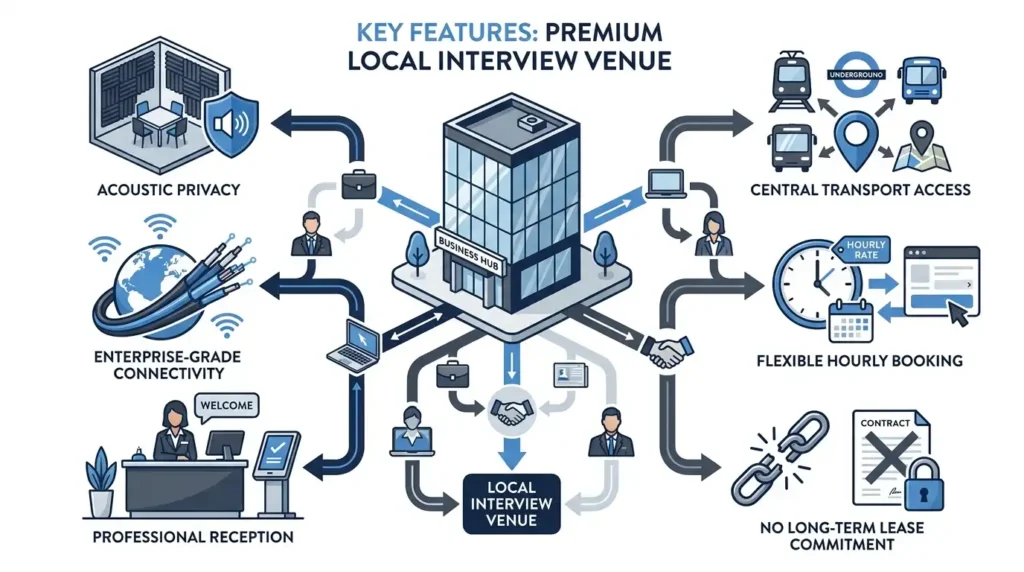 What Are the Key Features to Look For in a Local Interview Venue