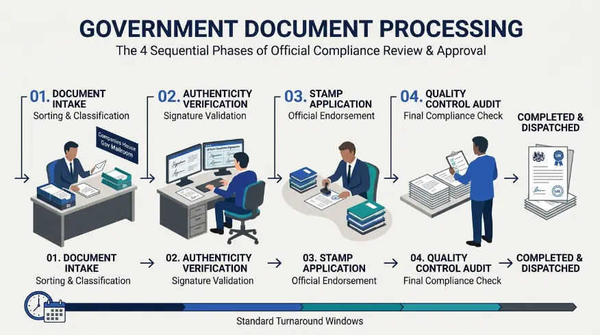 What Are the Key Stages of Government Processing