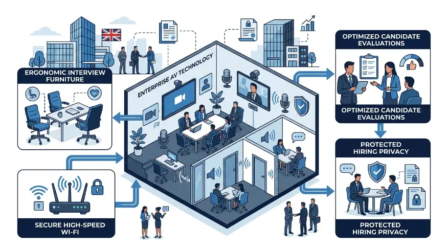 What Features Define Professional Interview Facilities