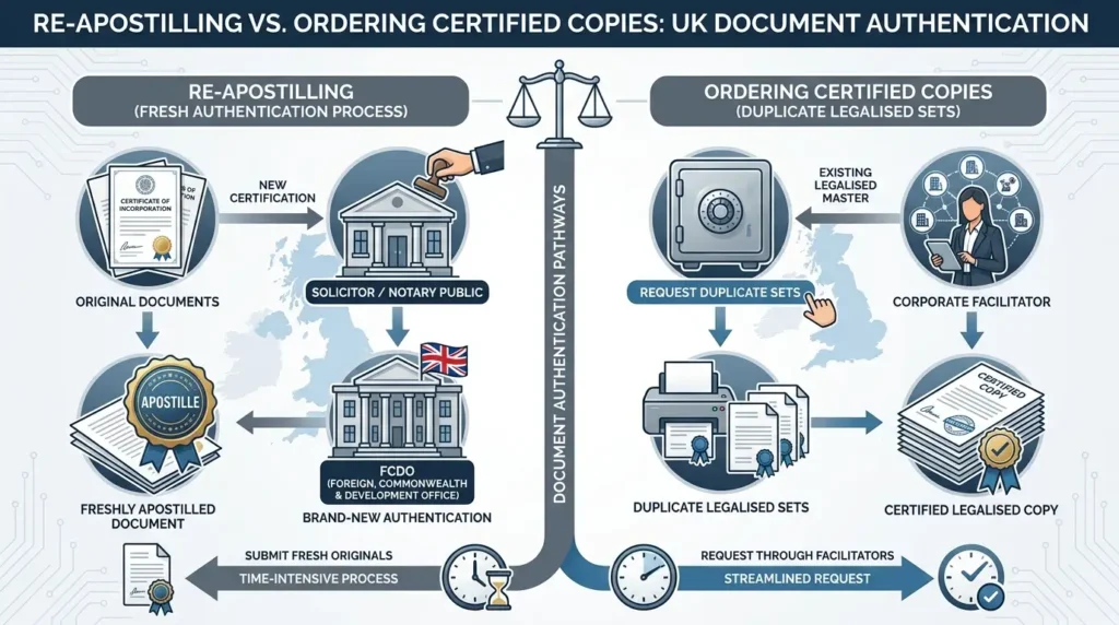 What Is the Difference Between Re-Apostilling and Ordering Certified Copies