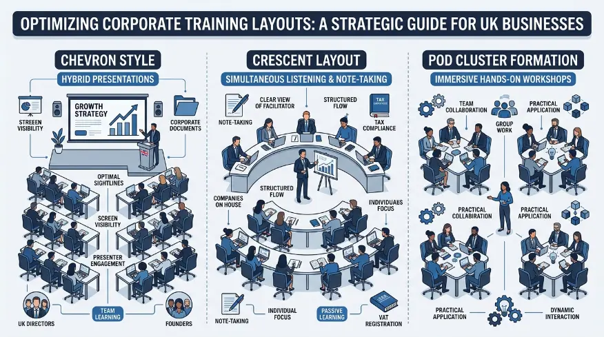 What Layout Styles Work Best for Multi-Activity Corporate Training