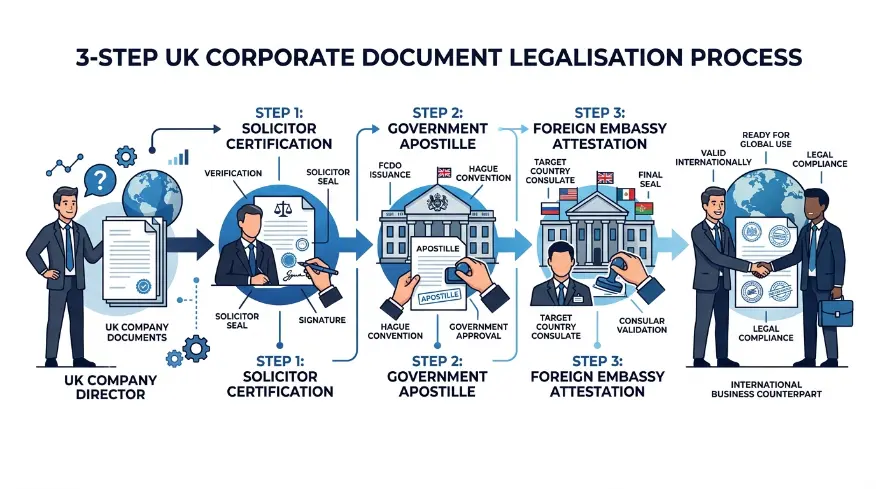 What Legalisation Steps Make Corporate Documents Internationally Valid