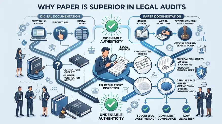 What Makes Paper Documentation Superior for Legal Audits