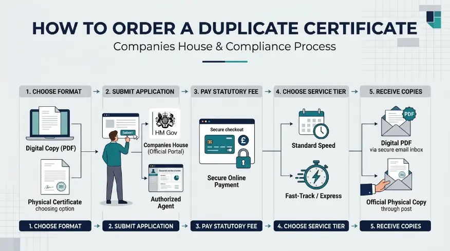What Steps Are Involved in Ordering a Duplicate Certificate