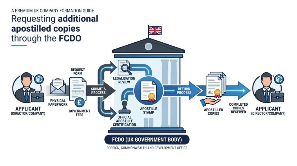 What Steps Are Involved in Requesting Additional Apostilled Copies Through FCDO