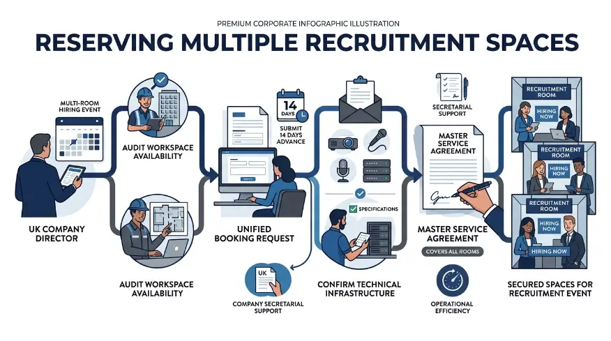 What Steps Are Involved in Sourcing and Reserving Multiple Spaces