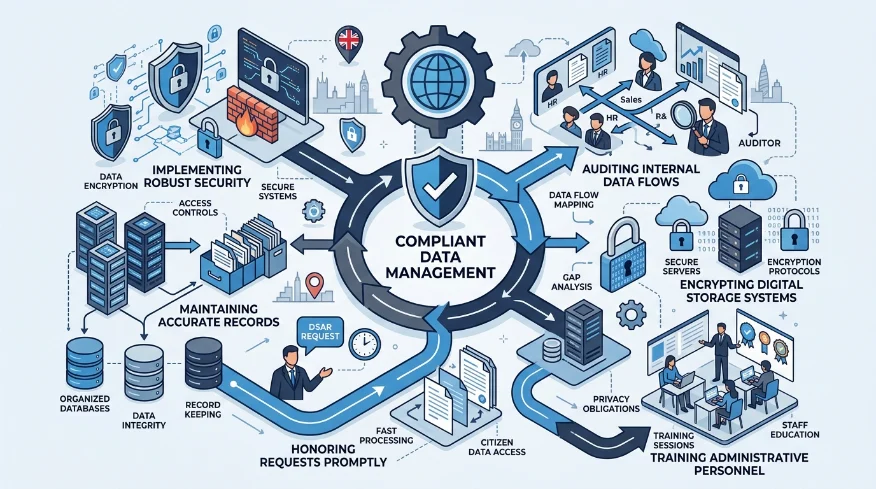 What Steps Constitute Compliant Data Management Practices