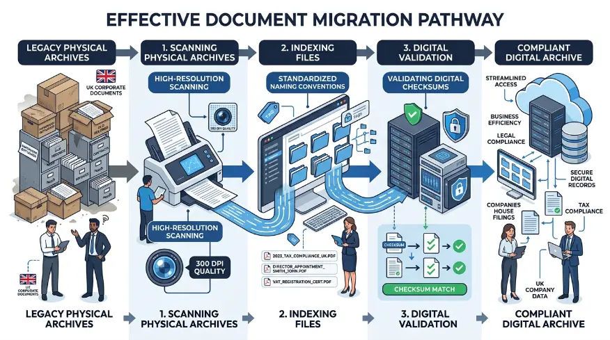 What Steps Define an Effective Document Migration Process