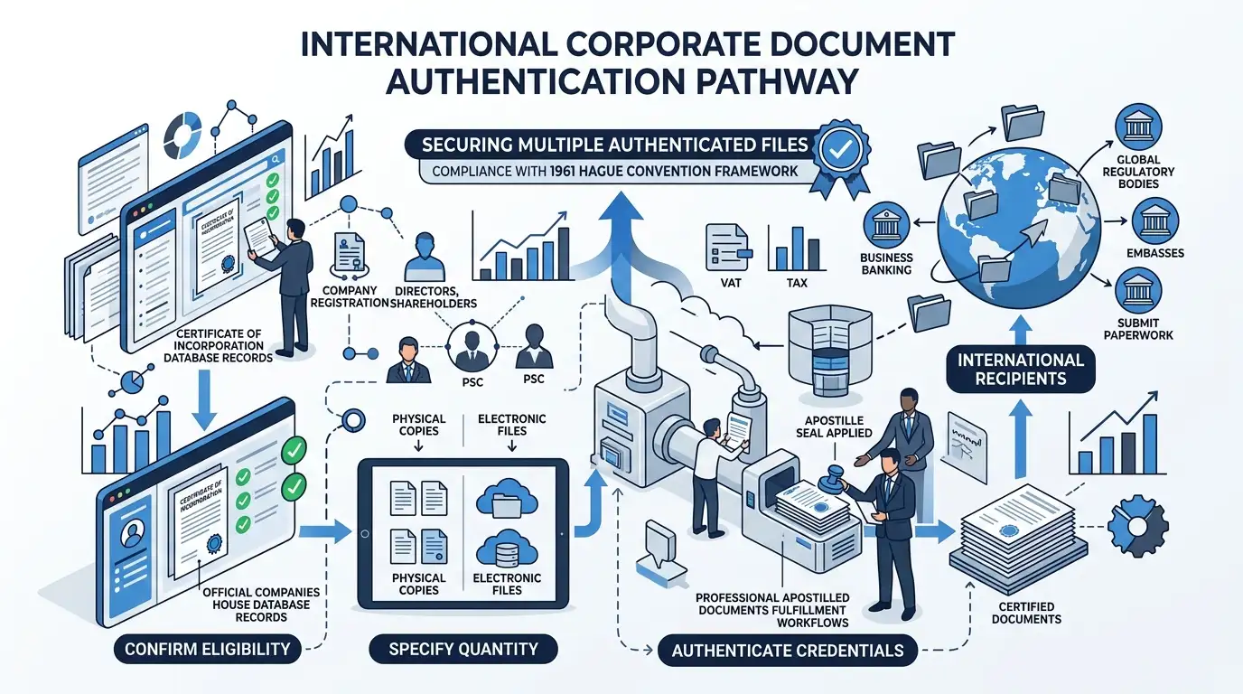 What Steps Define the Process of Requesting Extra Apostilled Copies