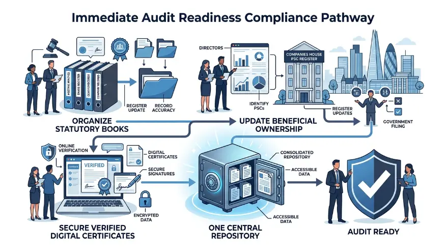 What Steps Ensure Immediate Readiness for Corporate Account Audits