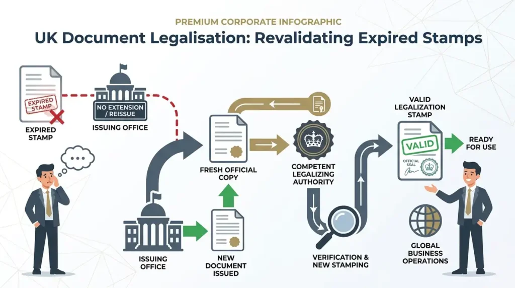 What Steps Revalidate an Expired Public Legalization Stamp