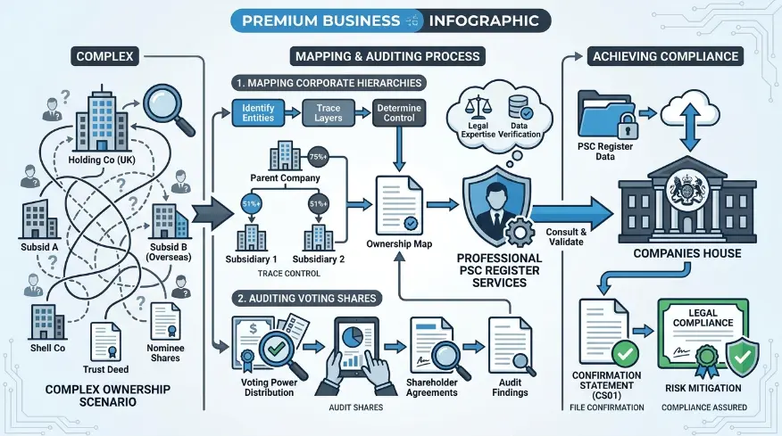 What Steps Simplify Complex Ownership Tracing