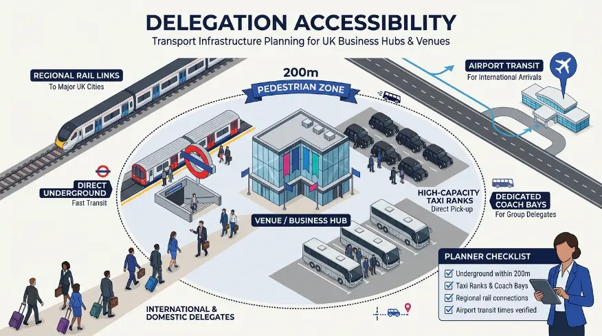 What Transportation Infrastructure Must Surround the Venue