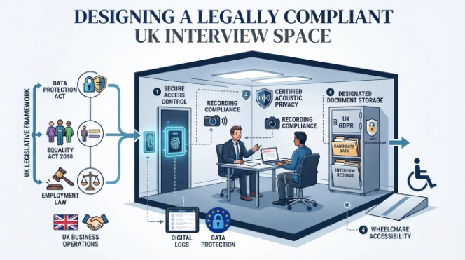 What makes an interview space legally compliant