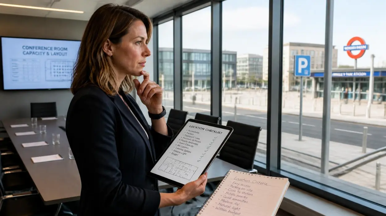 What to Check About Location Before Booking a Conference Room in 2026?