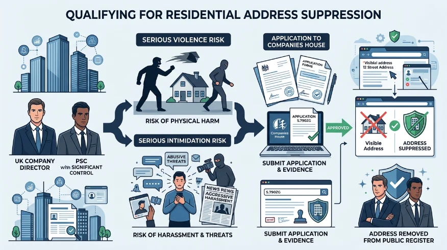 When can individuals suppress their personal details from public registers