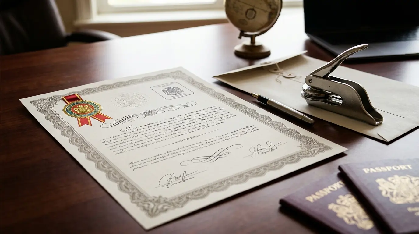 Buy a Legalised Certificate of Good Standing for Foreign Authorities at Form My Company in 2026
