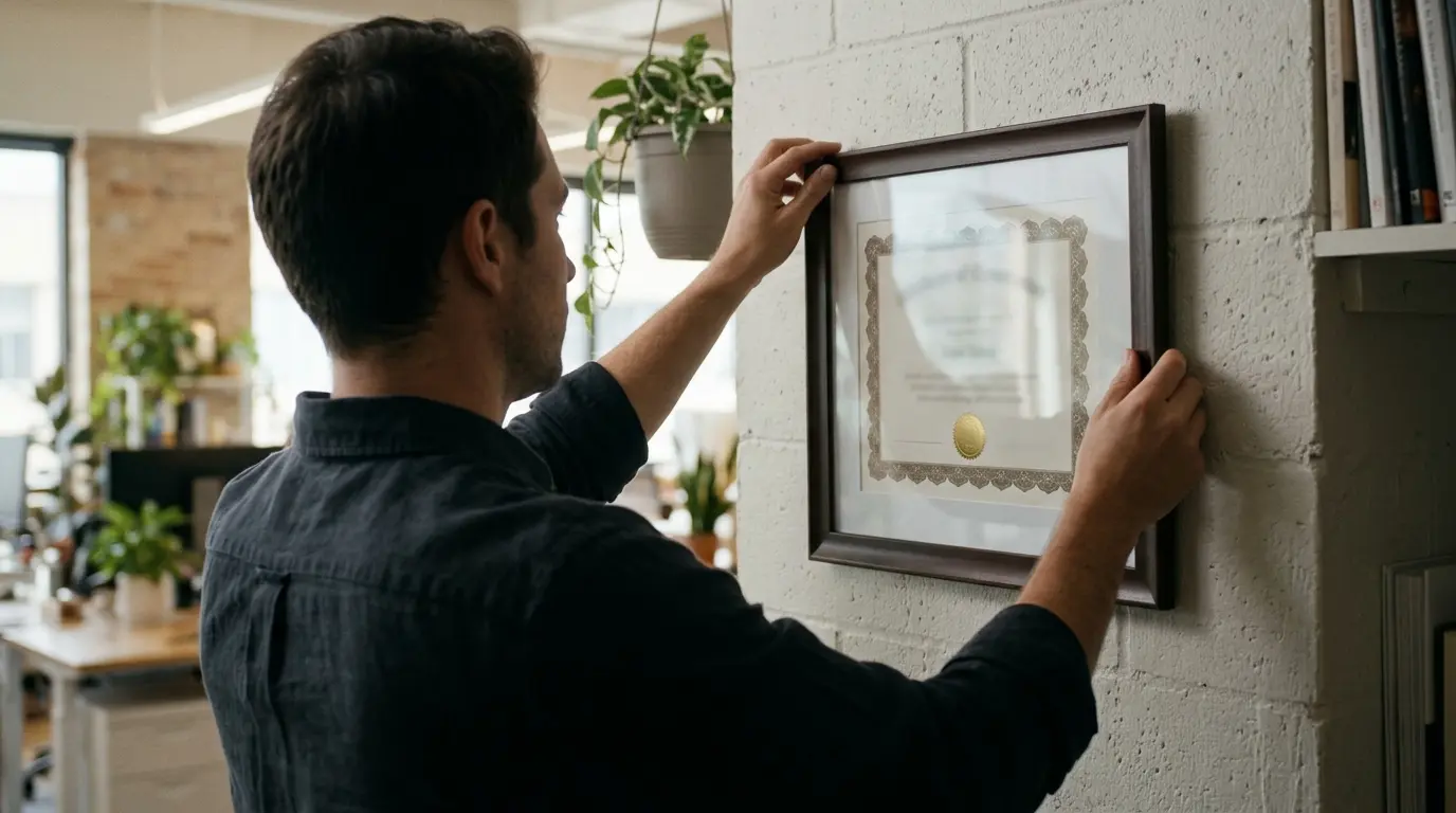 Can You Frame or Display Your Certificate of Incorporation in 2026