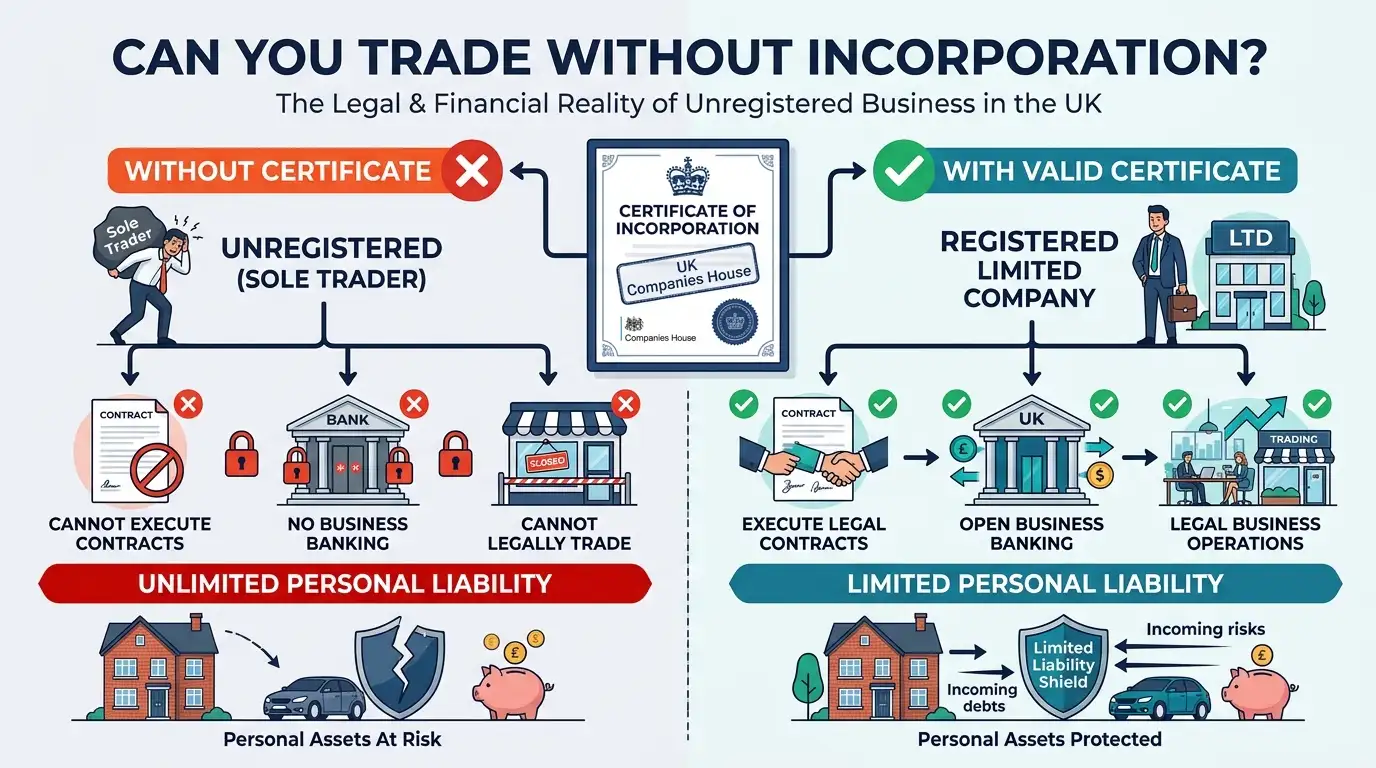 Can a Company Operate Without a Valid Certificate of Incorporation