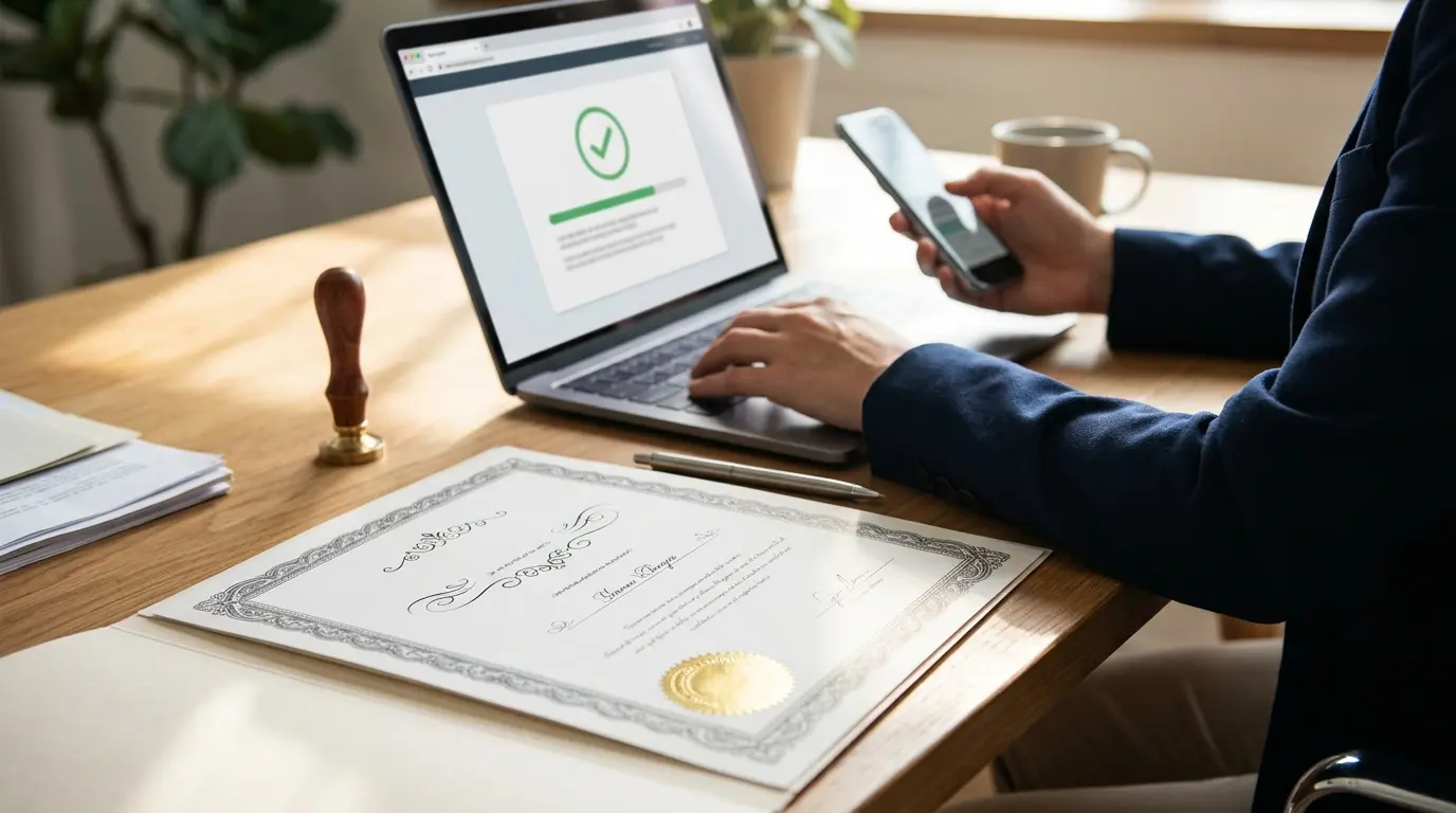 Check Your Eligibility and Order a Certificate of Good Standing With Form My Company