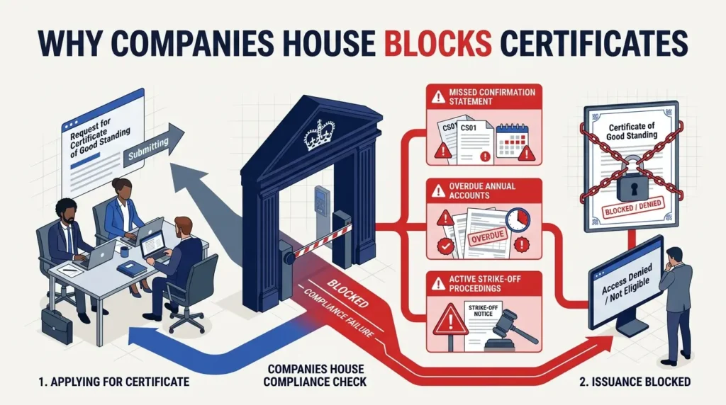How Can Companies House Filings Block Your Certificate Issuance