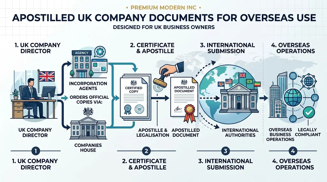 How Can Directors Order Official Certified Copies for International Use