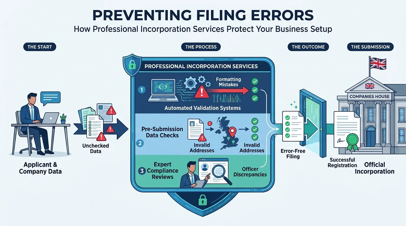 How Can Professional Incorporation Services Prevent Filing Errors