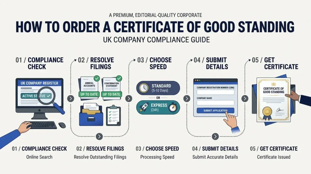 How Can You Order a Certificate of Good Standing Efficiently