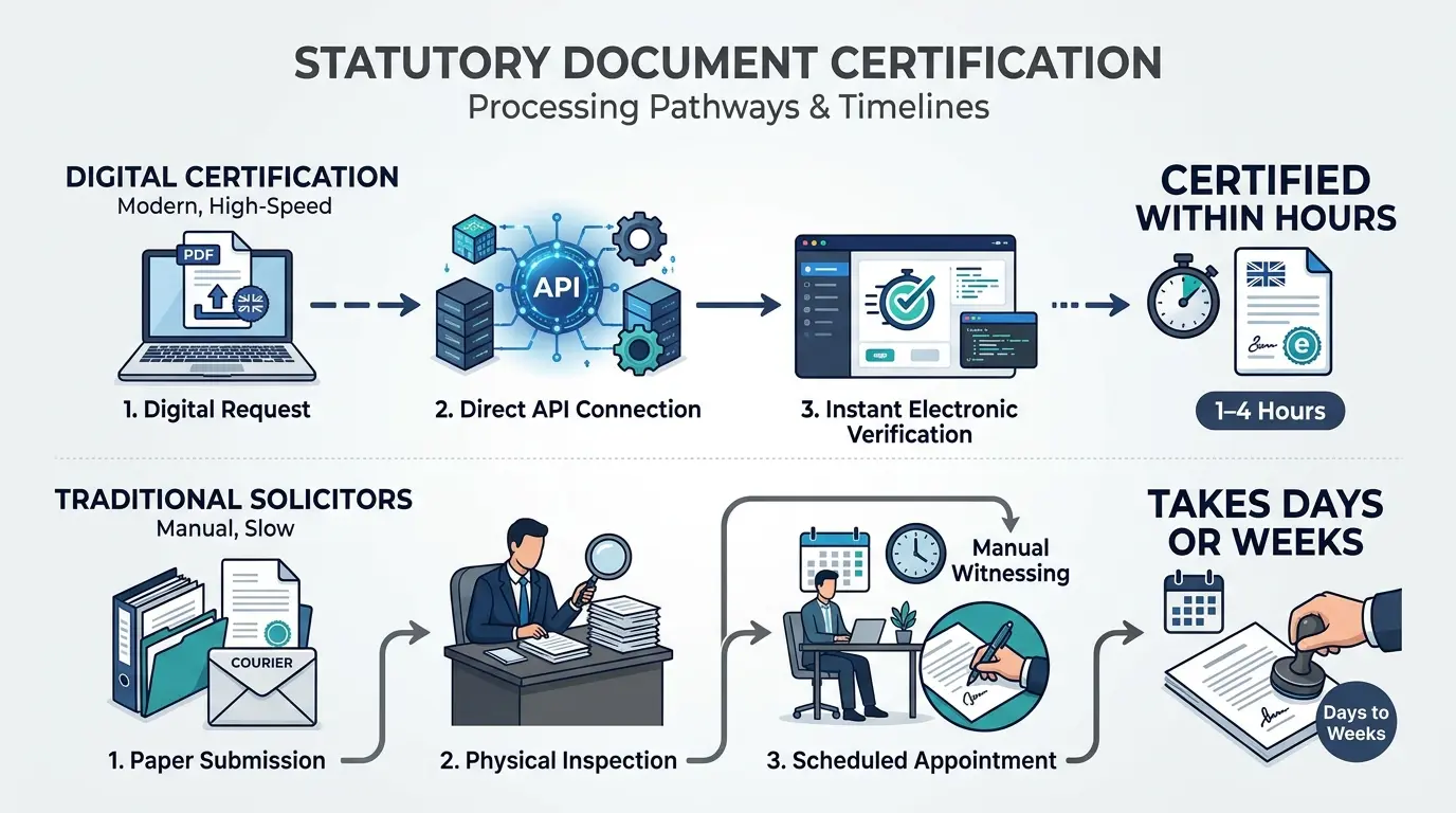 How Do Digital Certification Services Compare to Traditional Solicitors