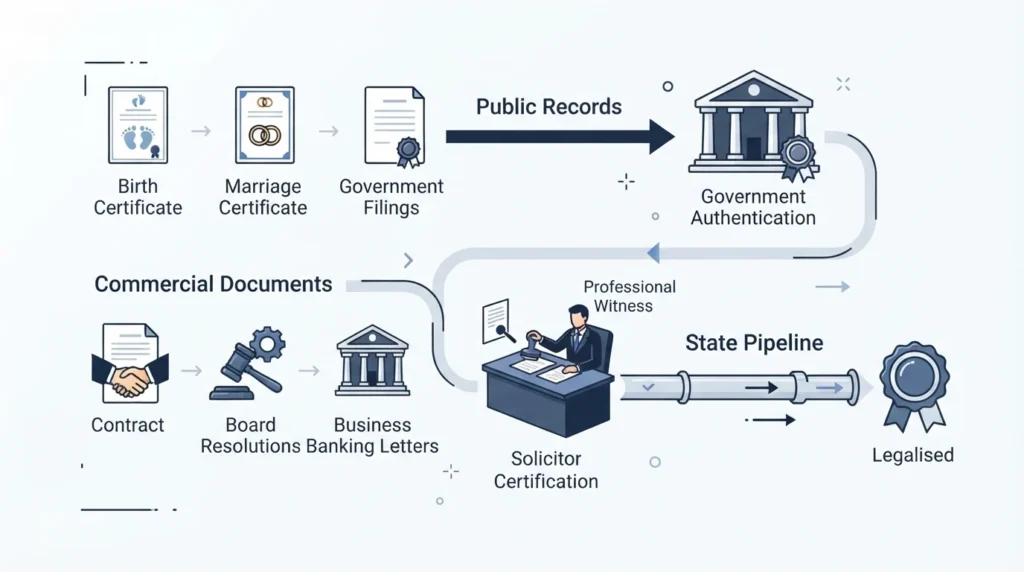 How Do Document Types Influence the Legalisation Pathway