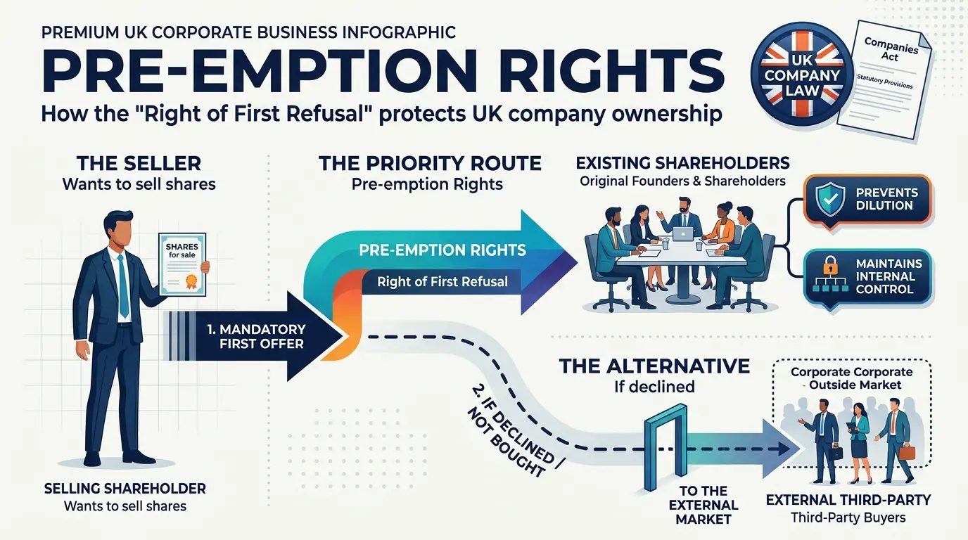 How Do Pre-Emption Rights Regulate Share Transfers