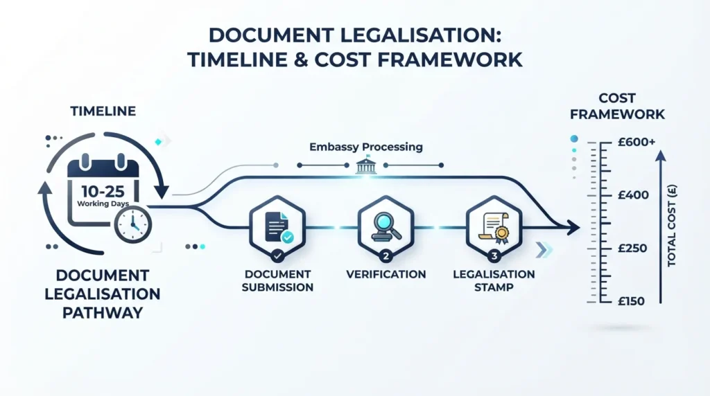 How Do Timeframes and Costs Vary for Legalisation