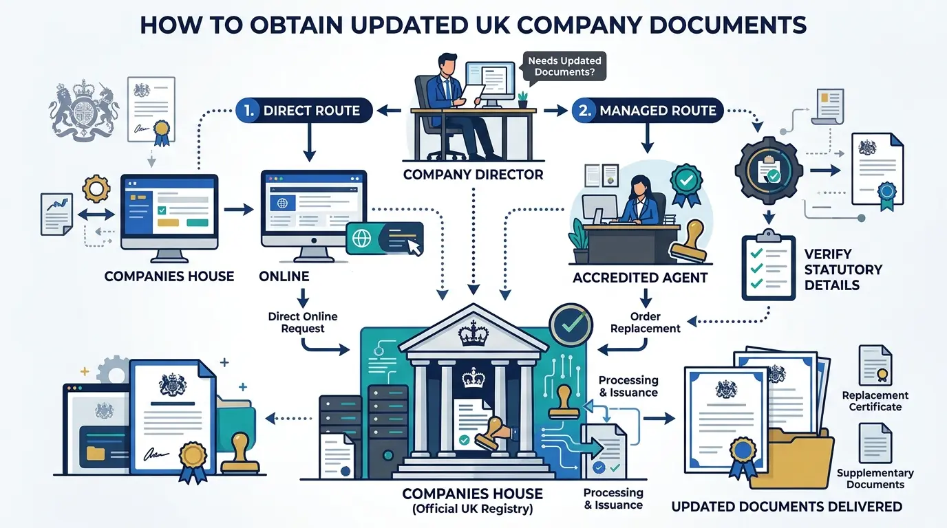 How Do You Request Updated Supplementary Company Documents