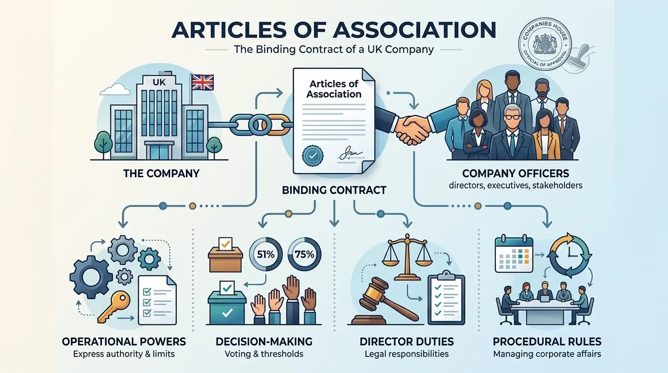 How Do the Articles of Association Define Company Powers