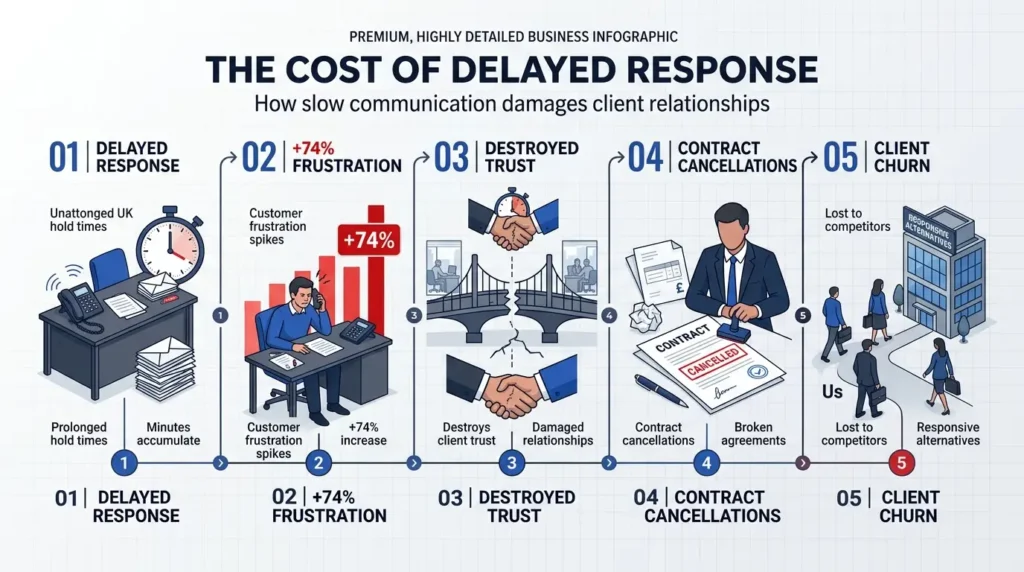 How Does Delayed Response Time Damage Client Relationships