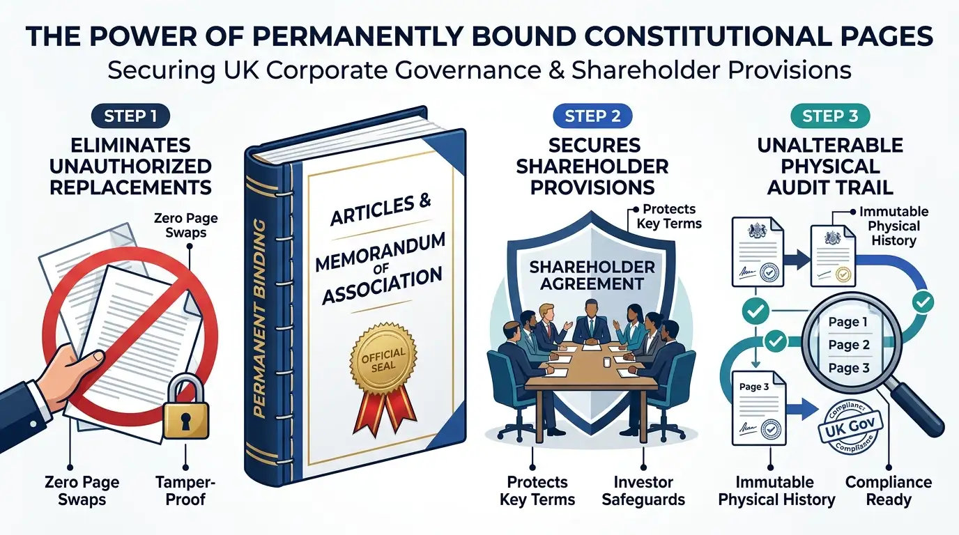 How Does Document Binding Prevent Statutory Fraud and Tampering
