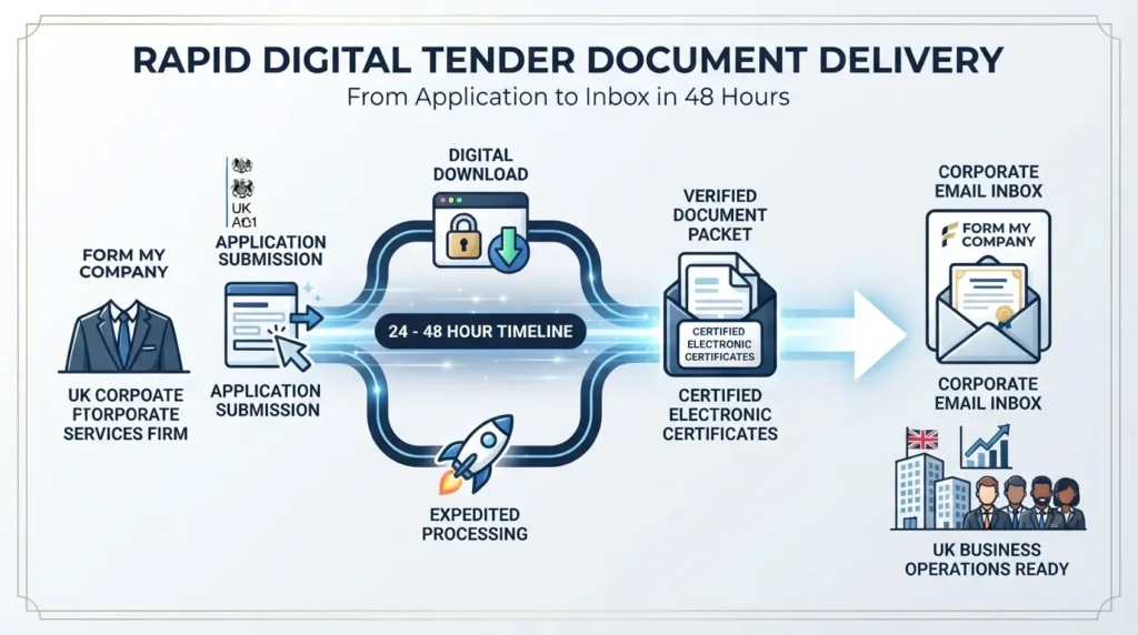 How Does Form My Company Deliver Your Tender Document