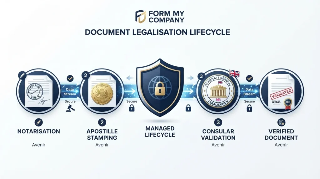 How Does Form My Company Ensure Flawless Document Legalisation