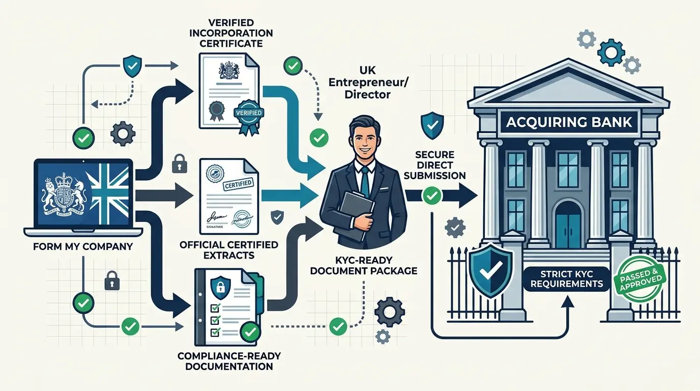 How Does Form My Company Help You Secure Merchant KYC Approval